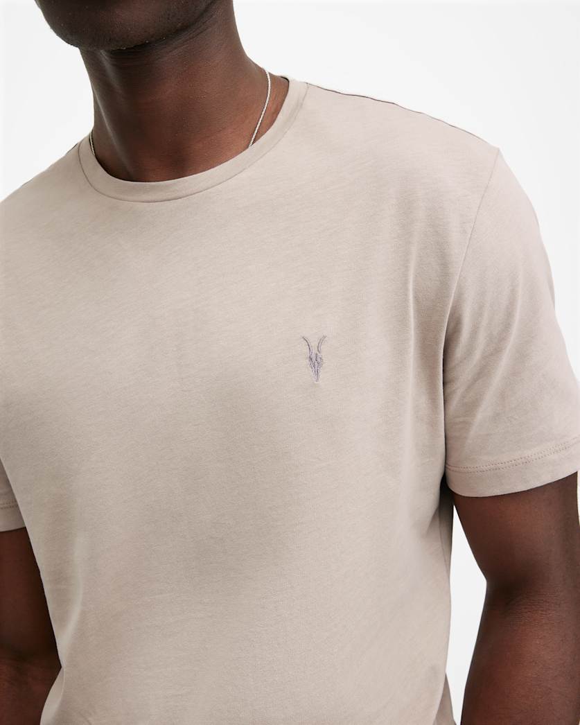 Brace Brushed Cotton Crew Neck T-Shirt
