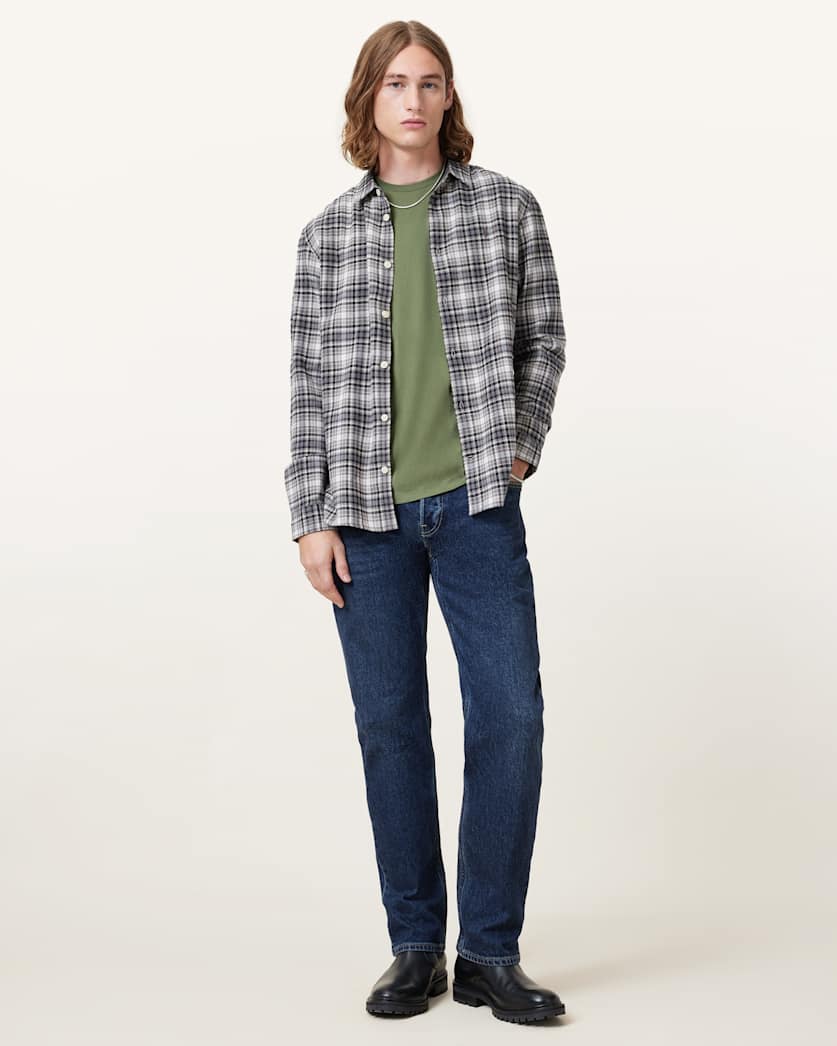 Brace Brushed Cotton Crew Neck T-Shirt