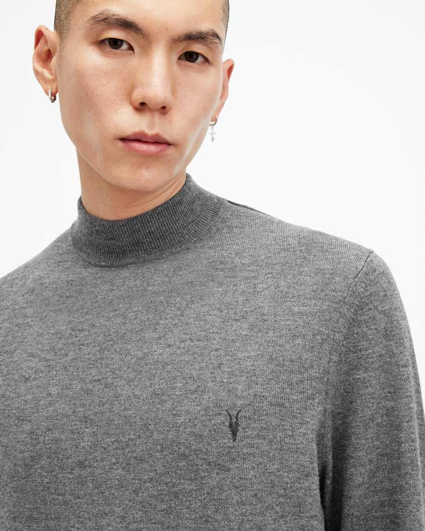 Kilburn Mock Neck Ramskull Jumper