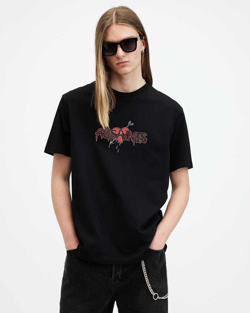Bereft Oversized Logo Print T-Shirt