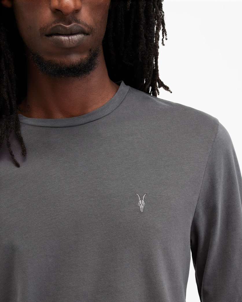 Brace Brushed Cotton Long Sleeve T-Shirt