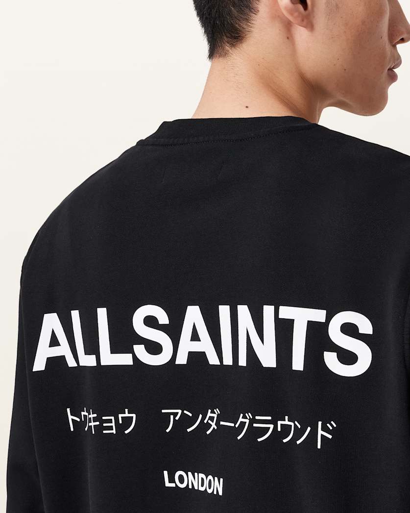 Underground Relaxed Fit Crew Neck Sweatshirt