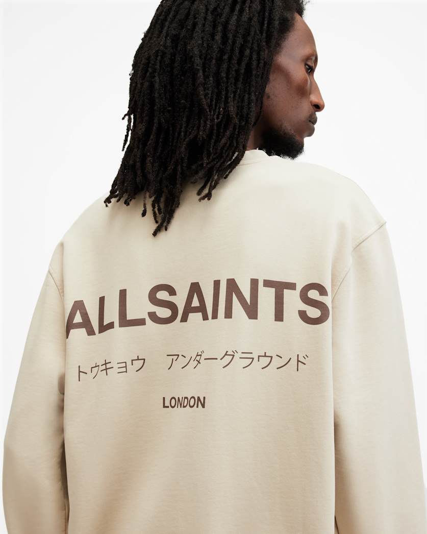Underground Relaxed Fit Crew Neck Sweatshirt