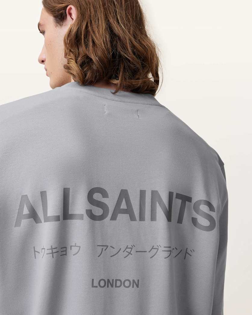 Underground Relaxed Fit Crew Neck Sweatshirt