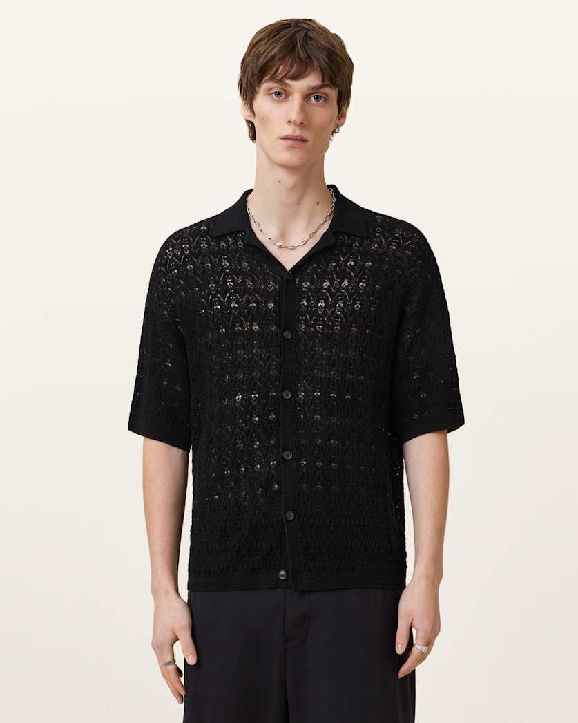 Loire Short Sleeve Open Knit Cardigan