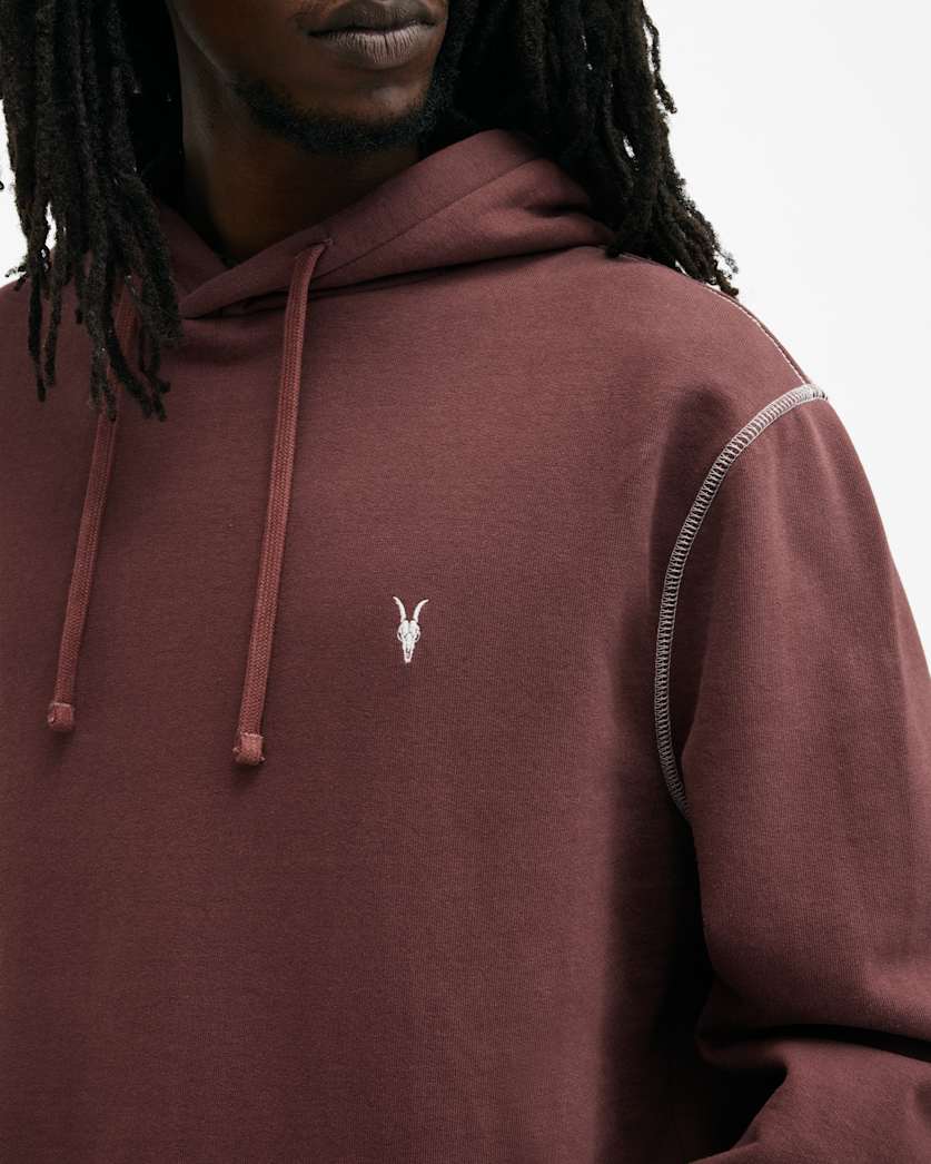 Amir Pullover Contrast Stitch Hoodie