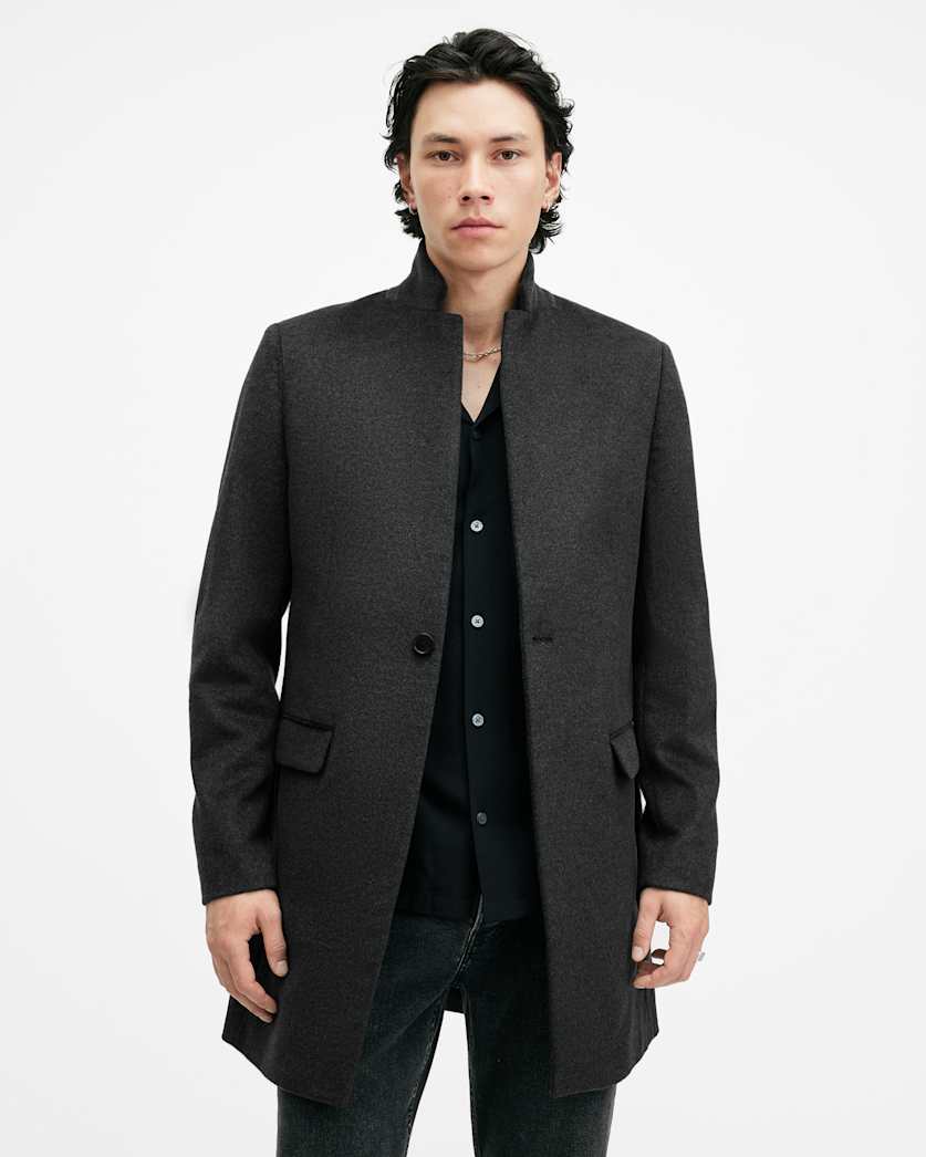 Hargrove Slim Fit Wool Blend Coat