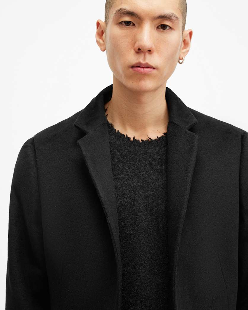 Hargrove Slim Fit Wool Blend Coat