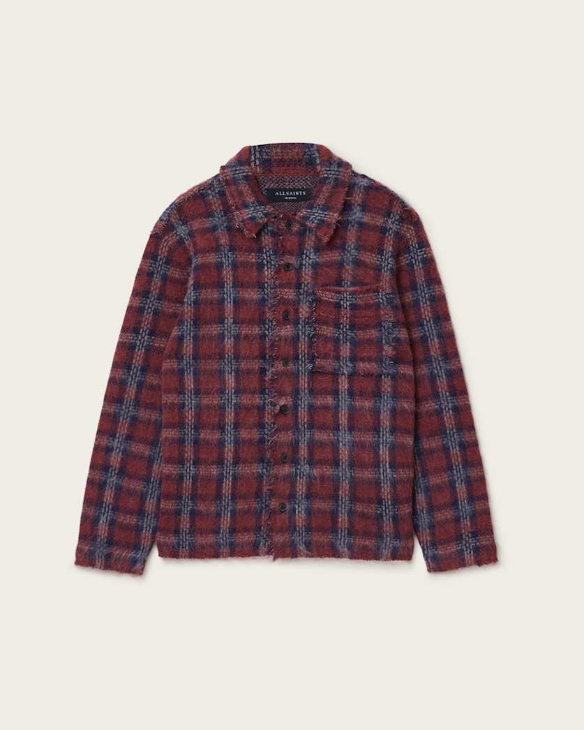 Austin Checked Brushed Cardigan