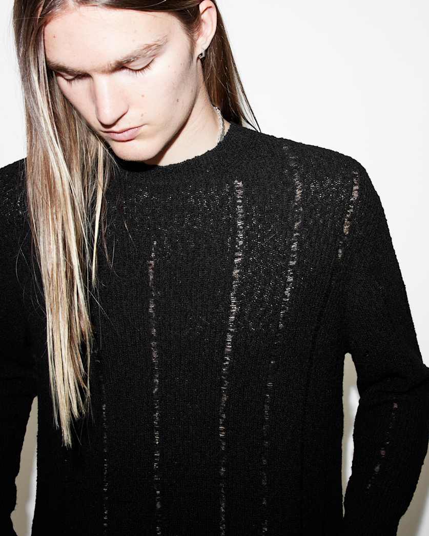 Hades Laddered Crew Neck Jumper