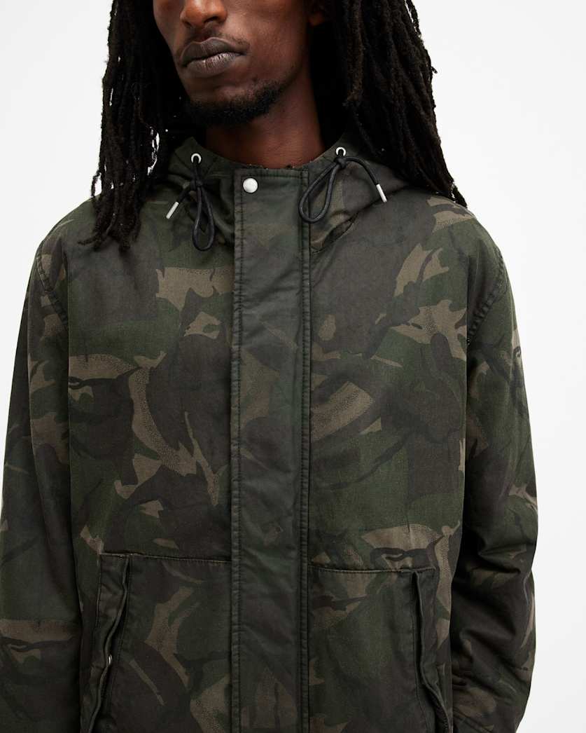 Atticus Camouflage Hooded Jacket