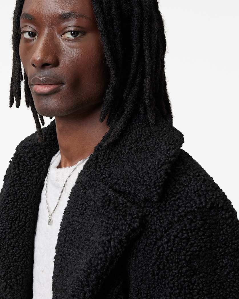 Driscole Faux Sherpa Relaxed Fit Coat