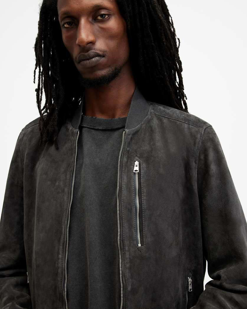 Kemble Suede Bomber Jacket
