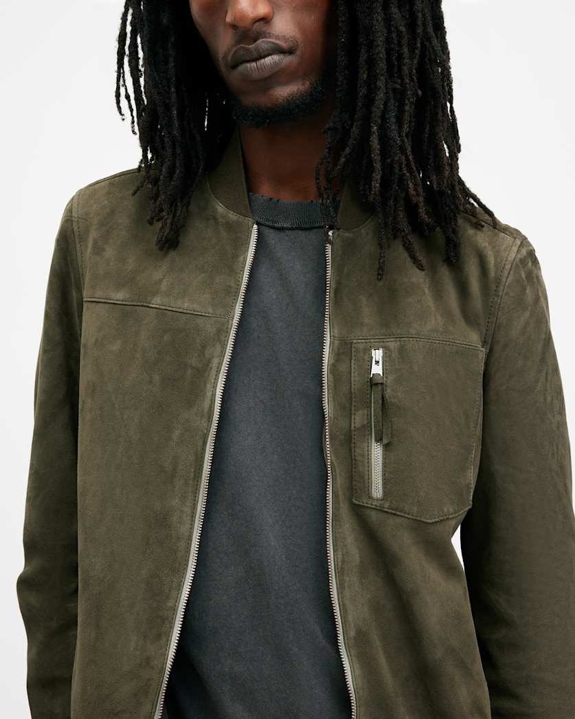 Kairo Suede Bomber Jacket