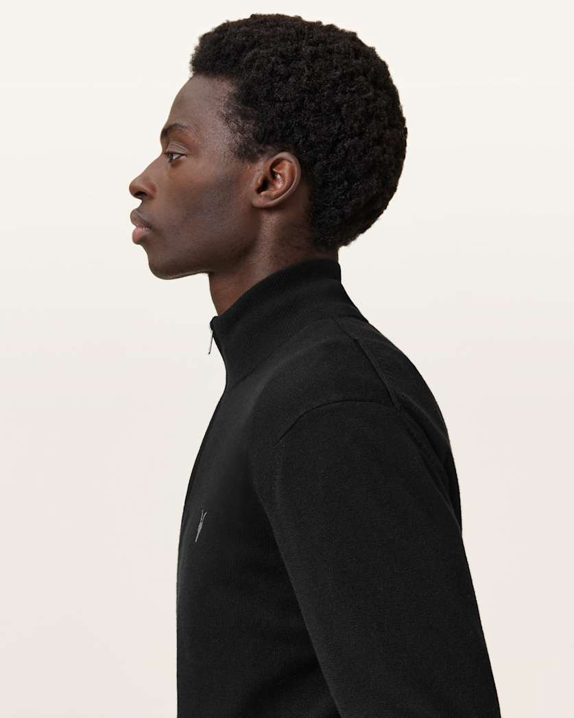 Kilburn Zip Funnel Neck Ramskull Jumper