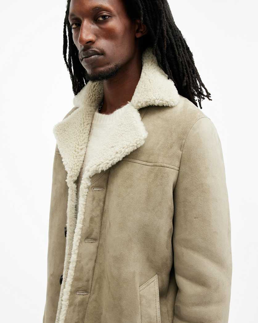 Paulson Relaxed Fit Shearling Coat