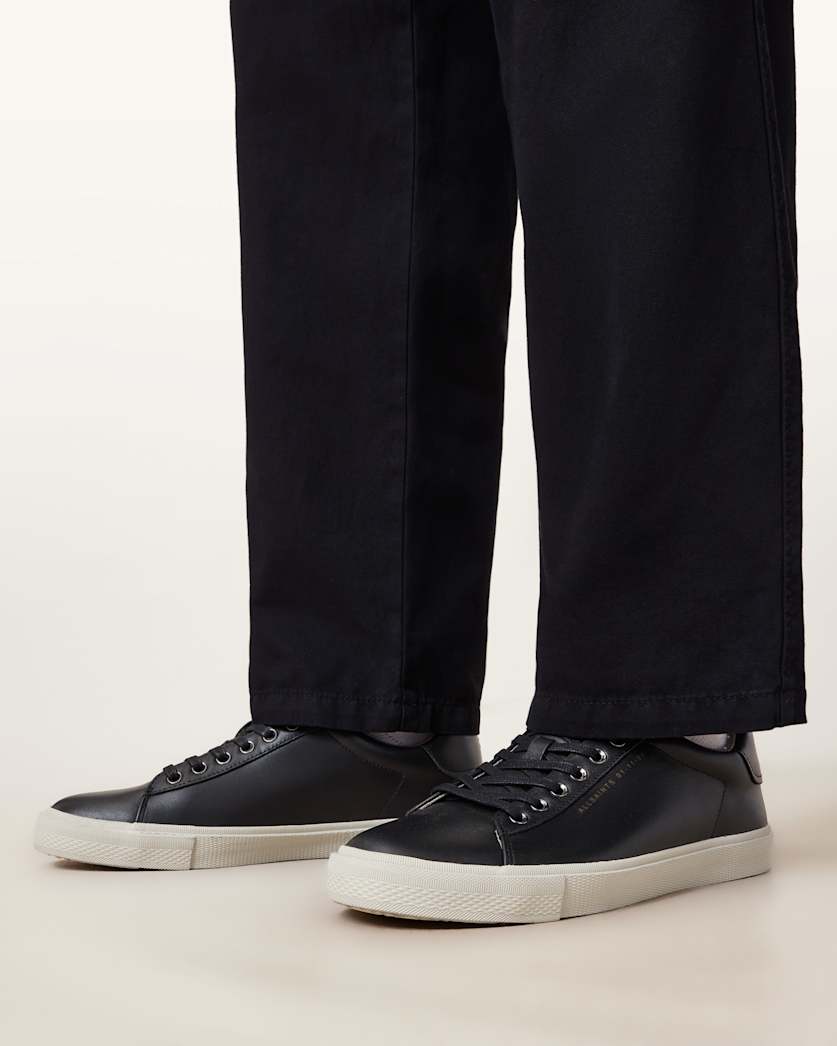 Brody Leather Low Top Trainers