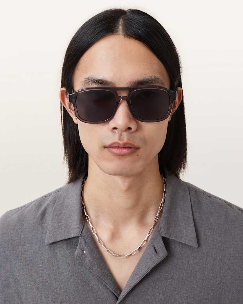 Enzo Acetate Aviator Sunglasses