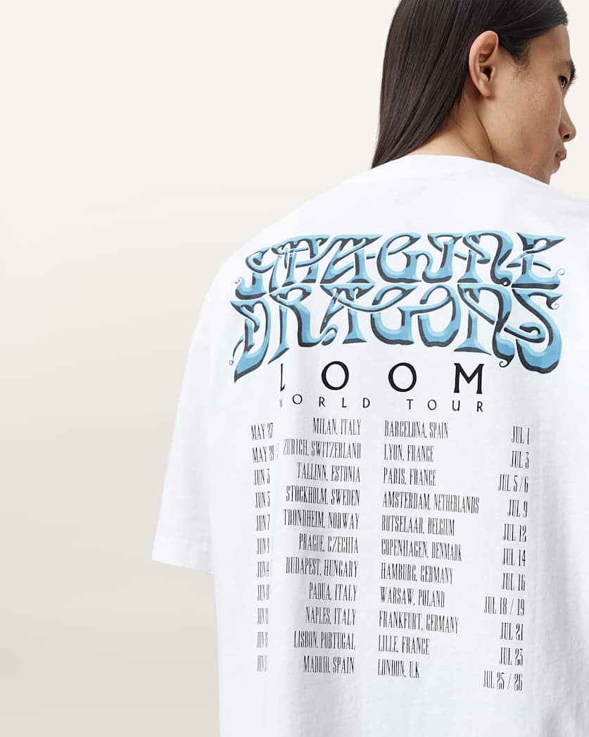 Imagine Dragons Jester T-Shirt Optic White | ALLSAINTS