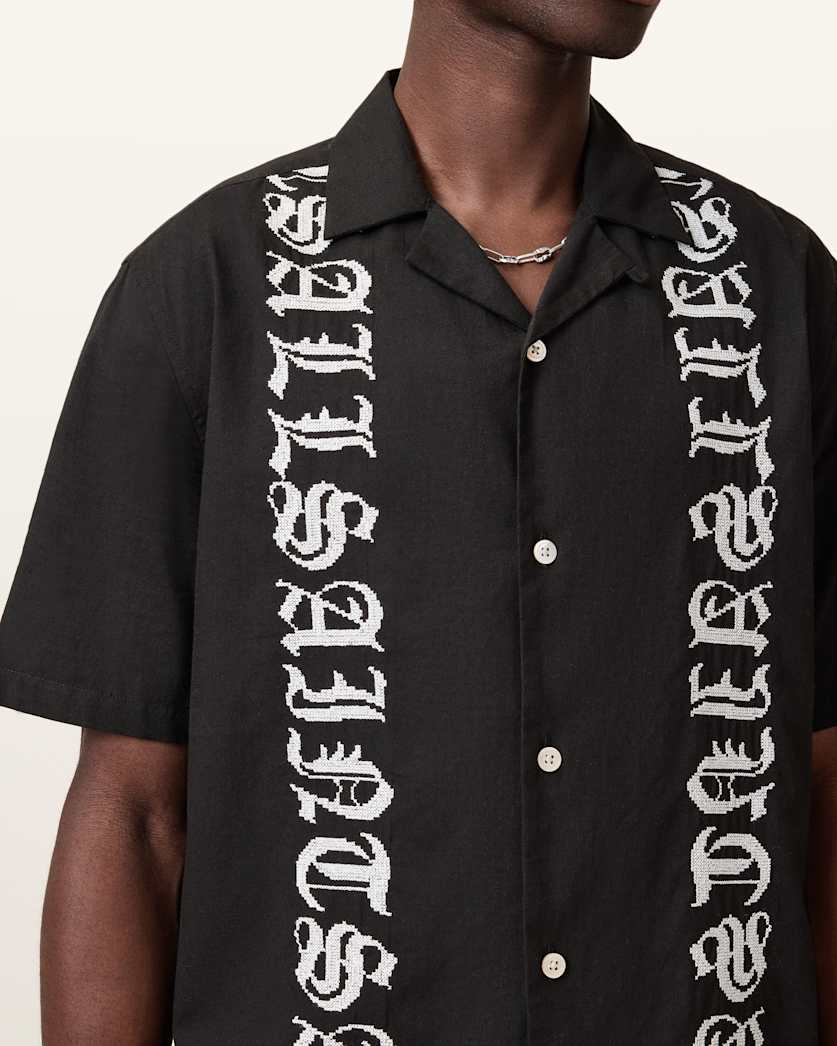 Scripture Short Sleeve Textured Shirt