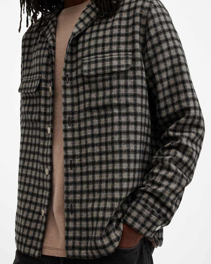 Alkame Checked Relaxed Fit Shirt