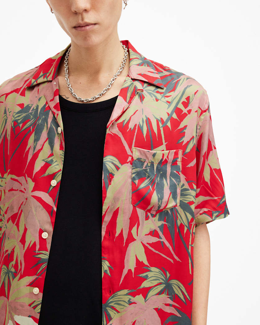 Hudsony Relaxed Fit Printed Shirt