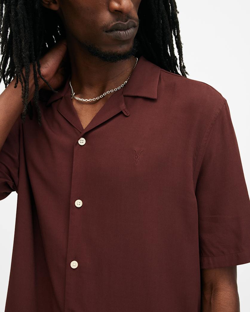 Venice Revere Collar Ramskull Shirt