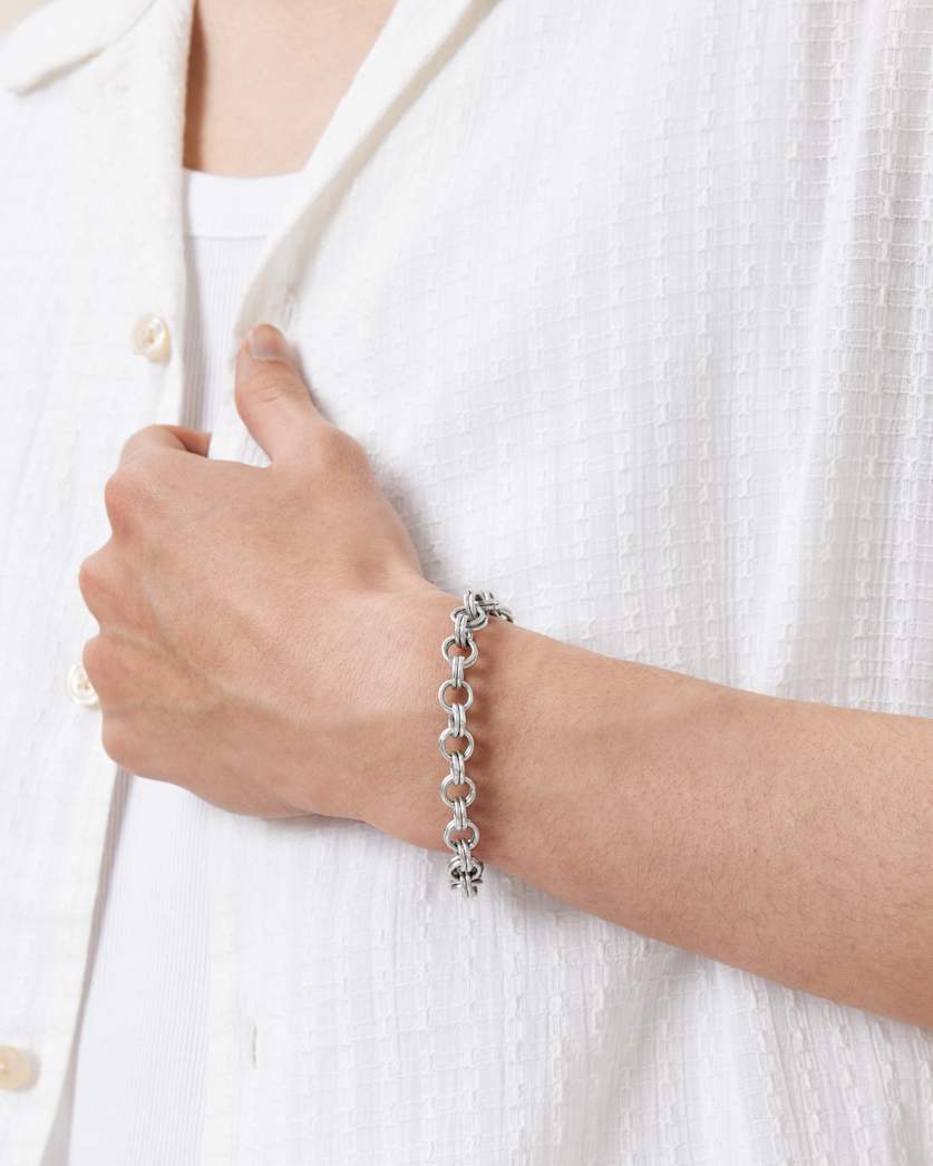 Coy Multi Chain Carabiner Bracelet