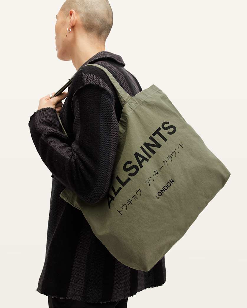 Underground Logo Printed Tote Bag