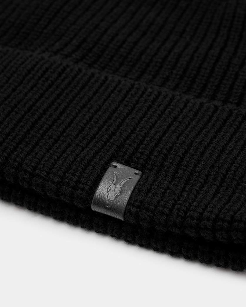 Merino Turned Up Cuff Wool Beanie