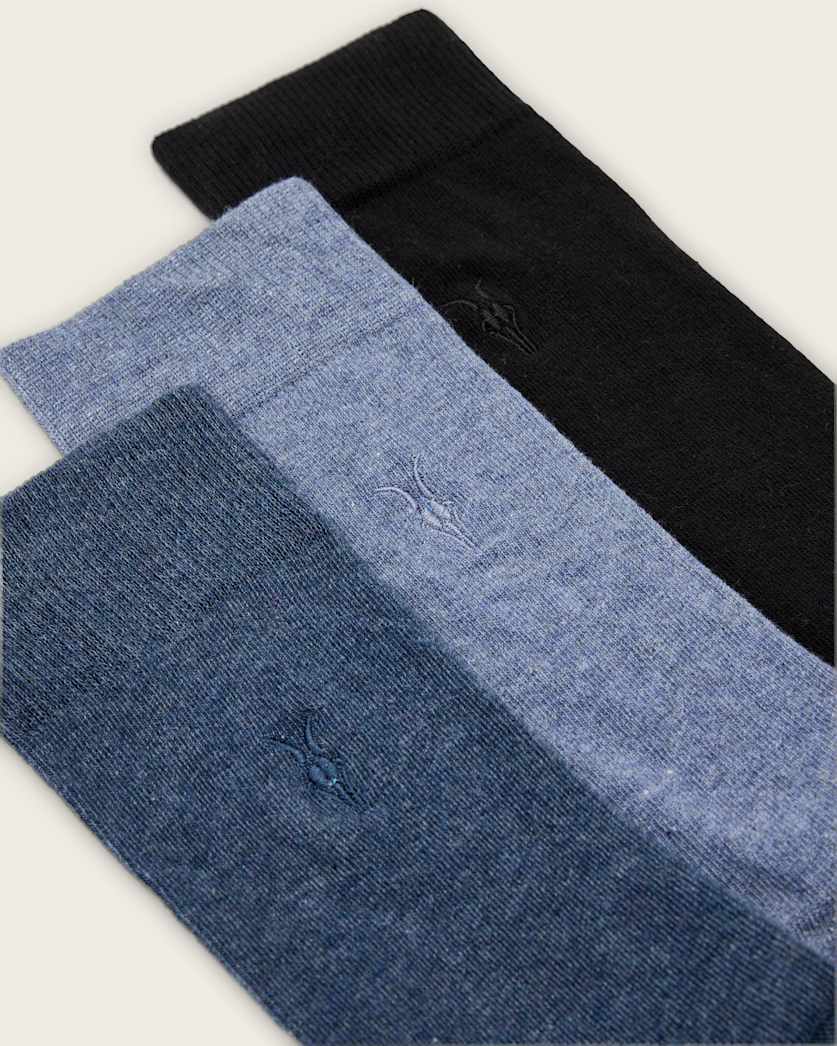 Adan Ramskull Embroidered Socks 3 Pack
