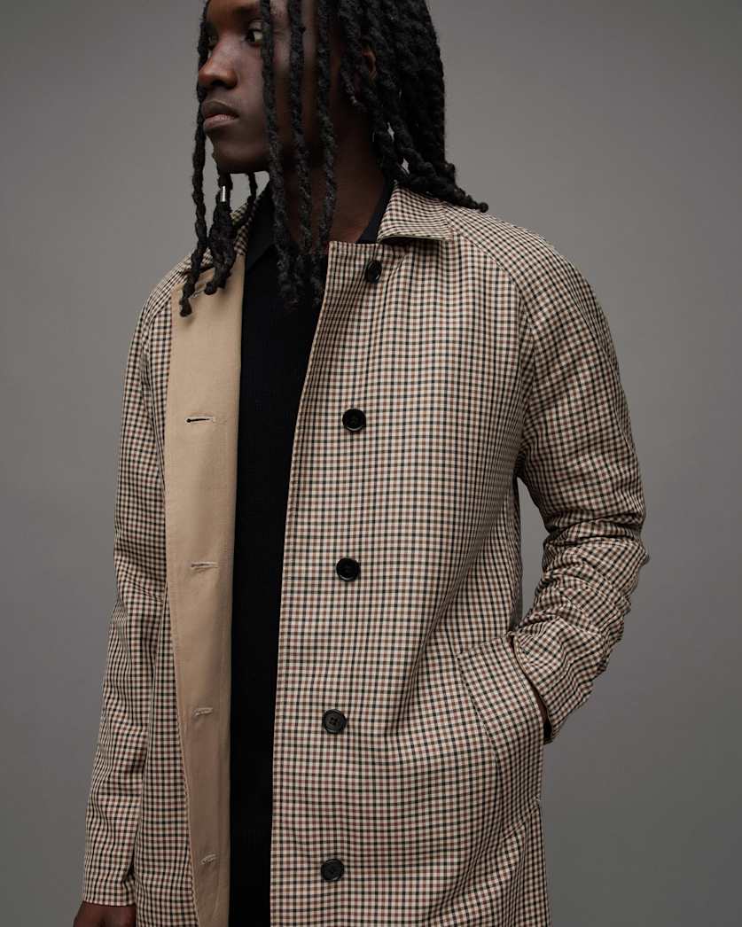 Denman Reversible Checked Inner Coat