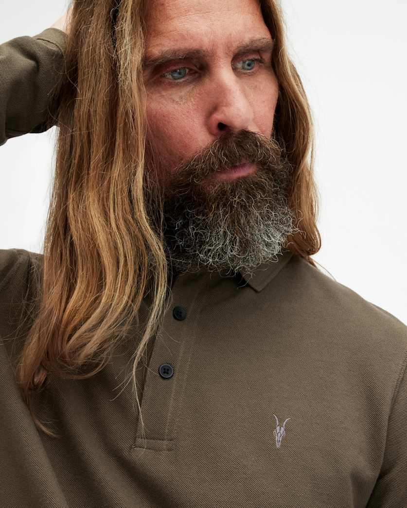 Reform Long Sleeve Ramskull Polo Shirt