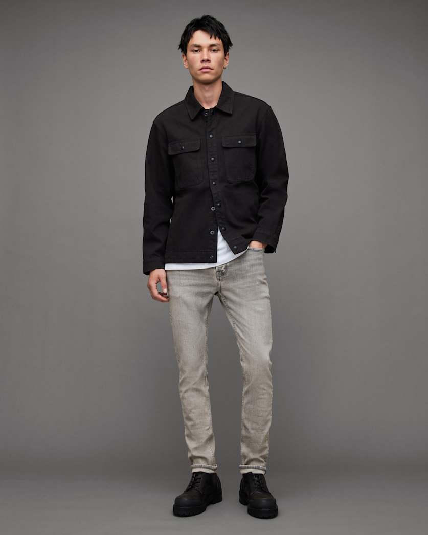 Cigarette Skinny Fit Stretch Denim Jeans