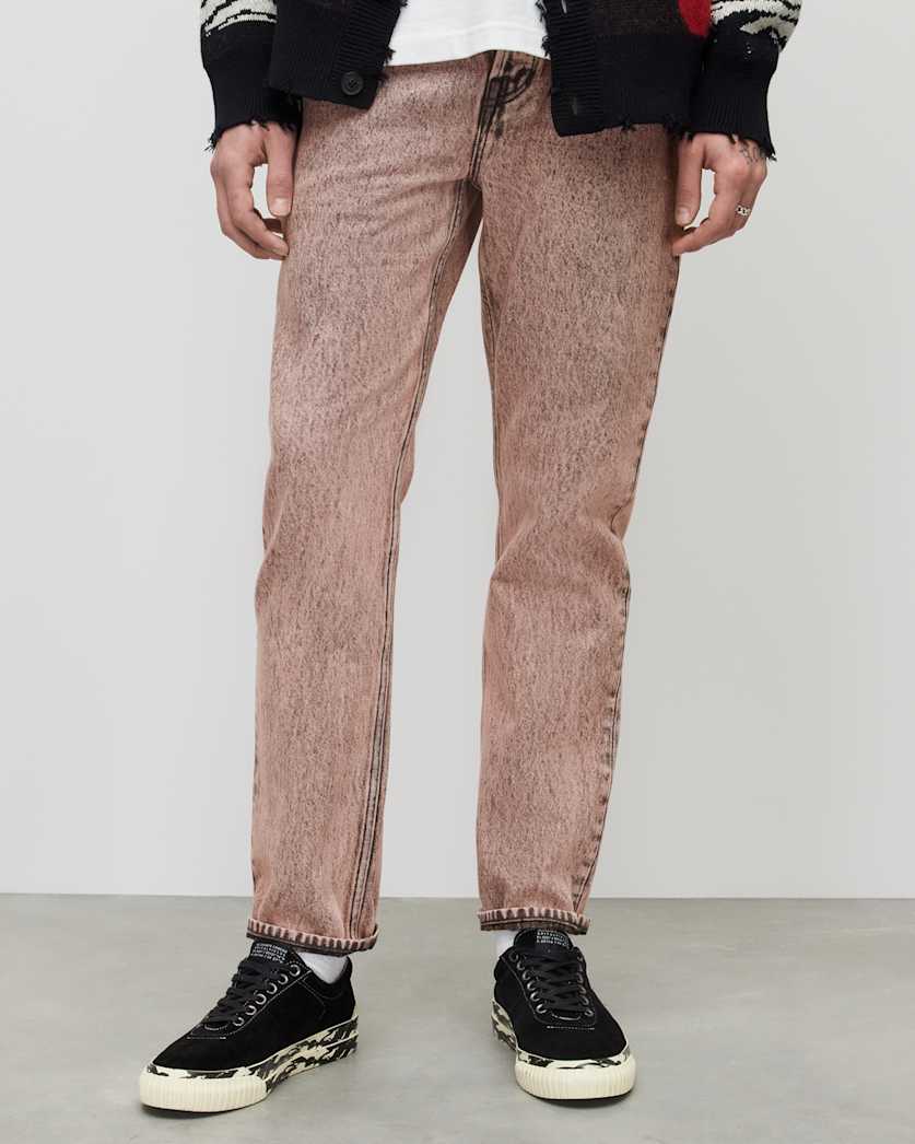 Curtis Straight Fit Overdyed Denim Jeans