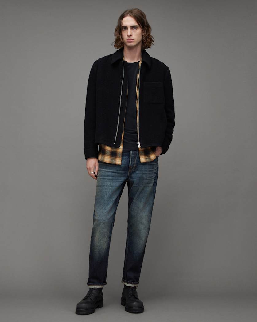 Dean Slim Fit Cropped Denim Jeans
