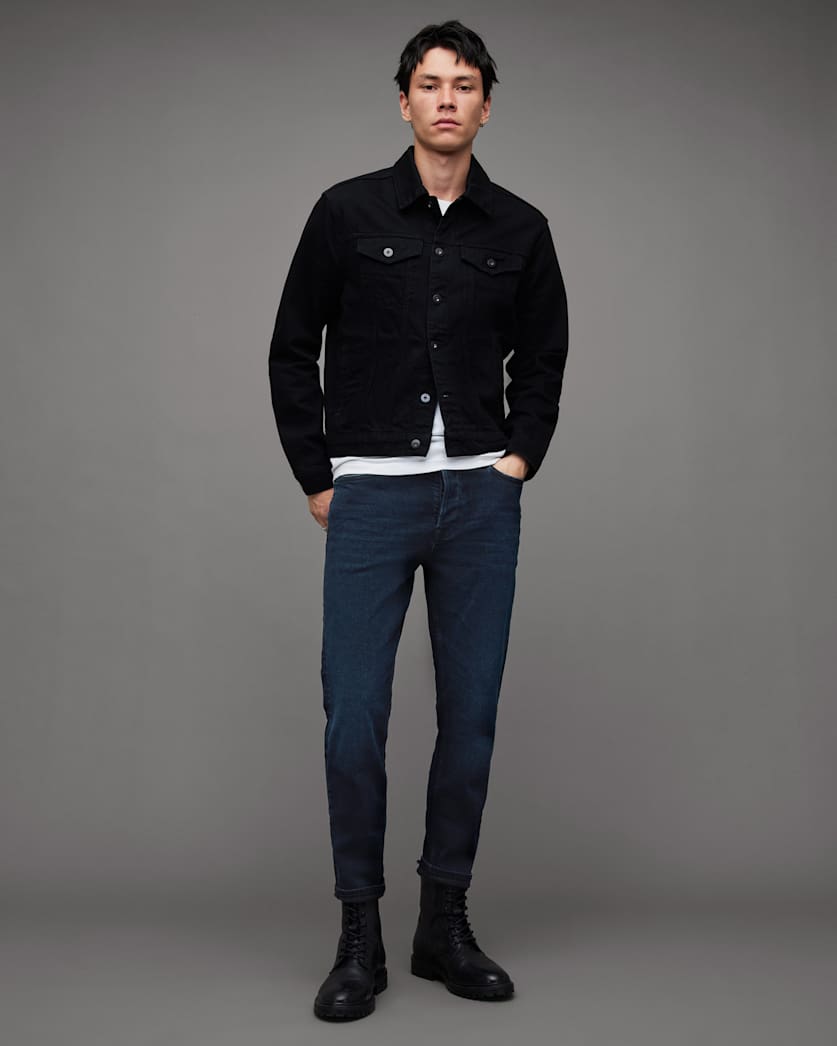 Dean Slim Fit Cropped Denim Jeans