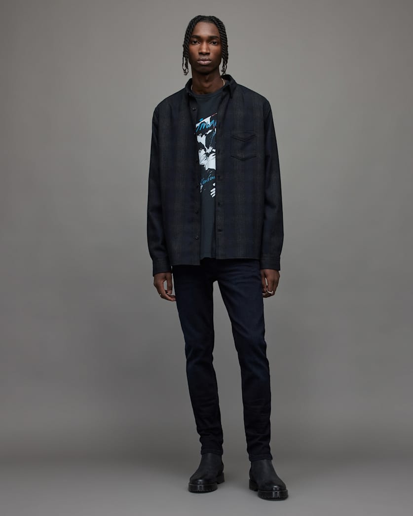 Cigarette Skinny Fit Stretch Denim Jeans