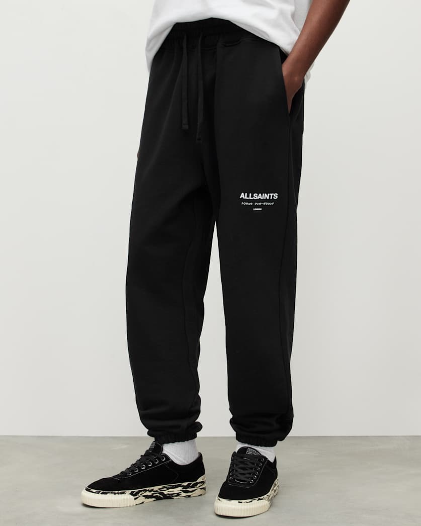 Underground Straight Cuffed Logo Sweatpants