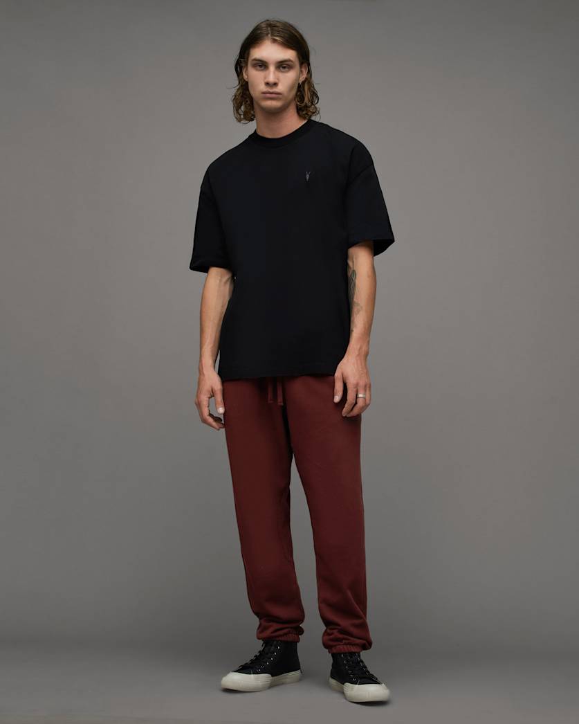 Underground Straight Cuffed Logo Sweatpants