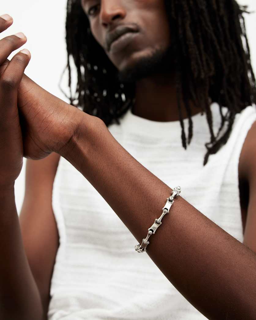 Biker Chain Carabiner Bracelet