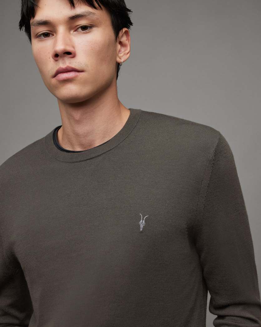 Mode Merino Crew Neck Ramskull Jumper