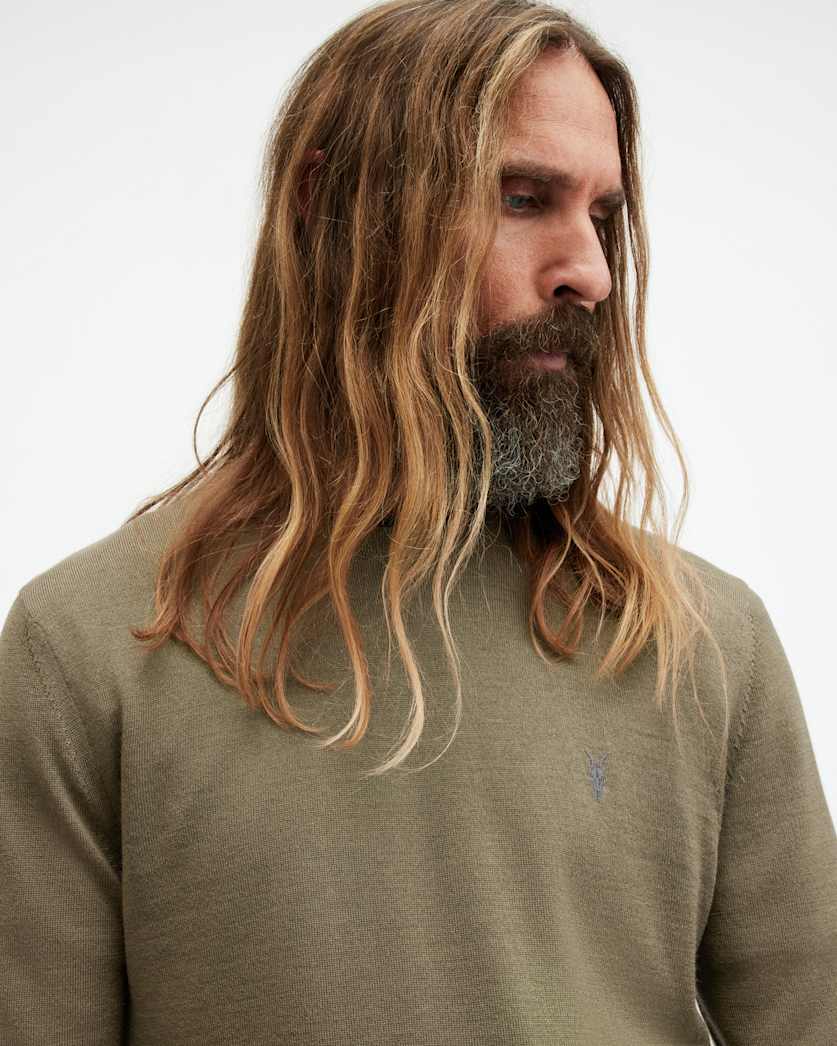 Mode Merino Crew Neck Ramskull Jumper