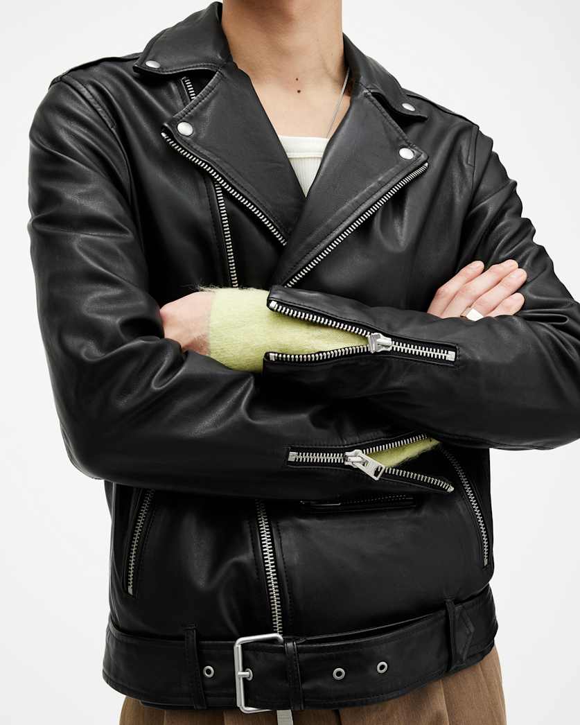 Wick Leather Biker Jacket