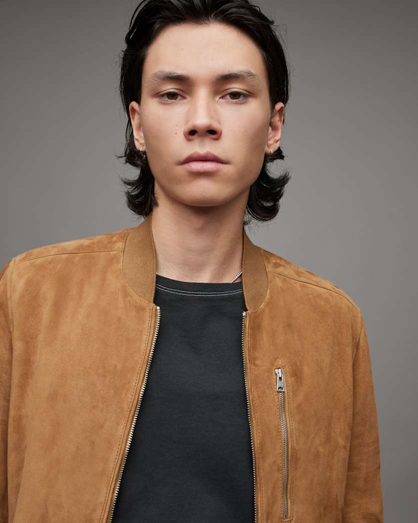 Kemble Suede Bomber Jacket