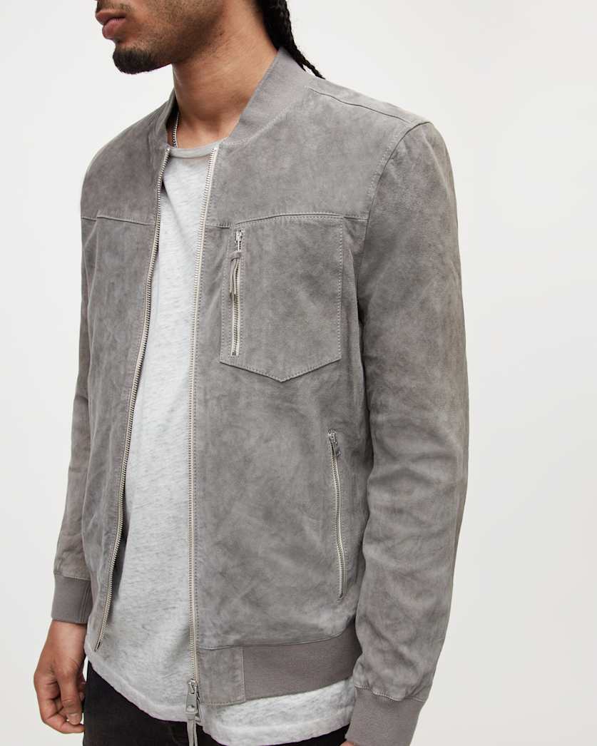 Kairo Suede Bomber Jacket