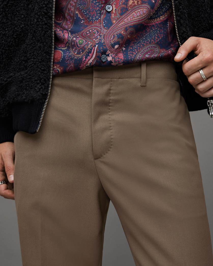 Talia Mid-Rise Straight Fit Trousers