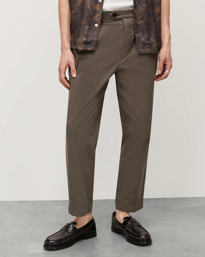 Capella Mid-Rise Cropped Taper Trousers