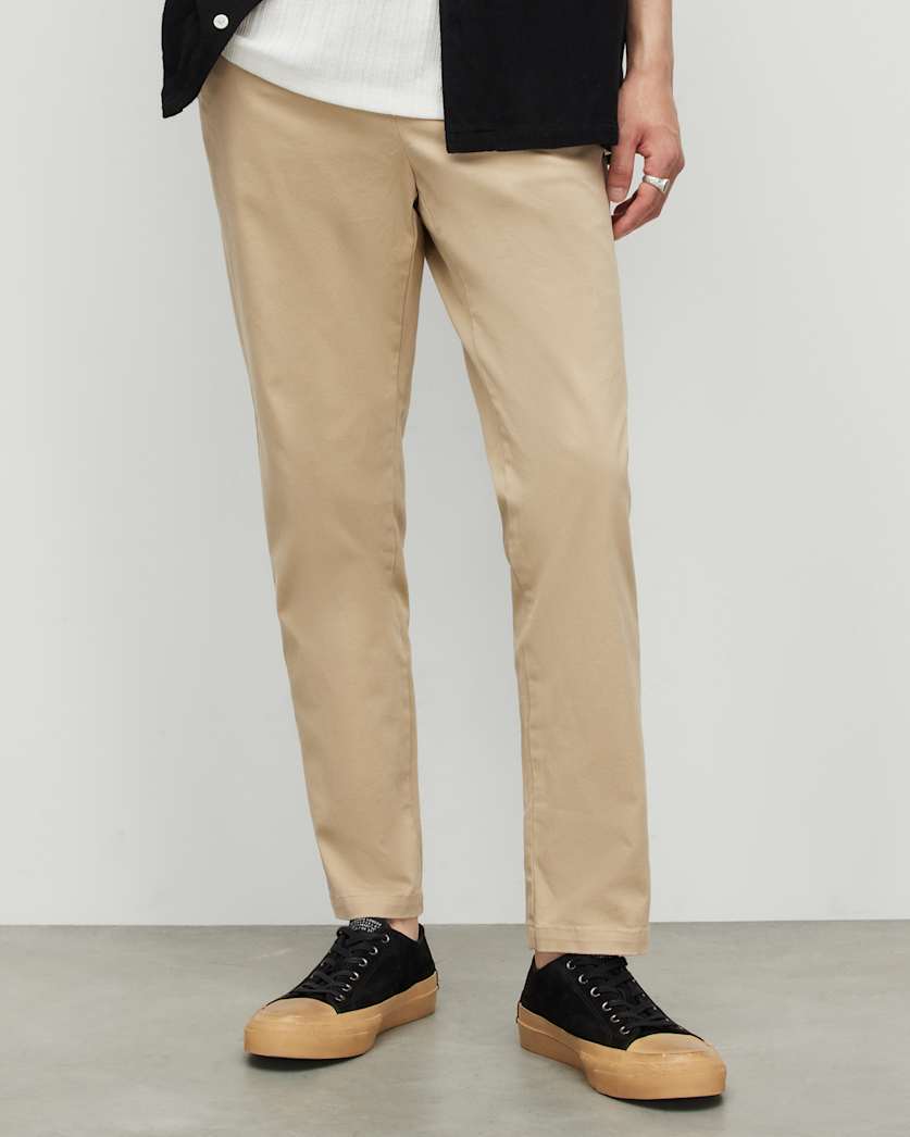 Walde Mid-Rise Skinny Chino Trousers
