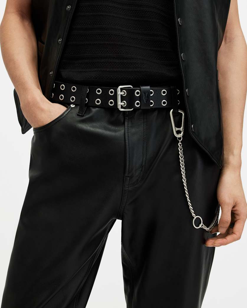 Sturge Leather Eyelet Belt